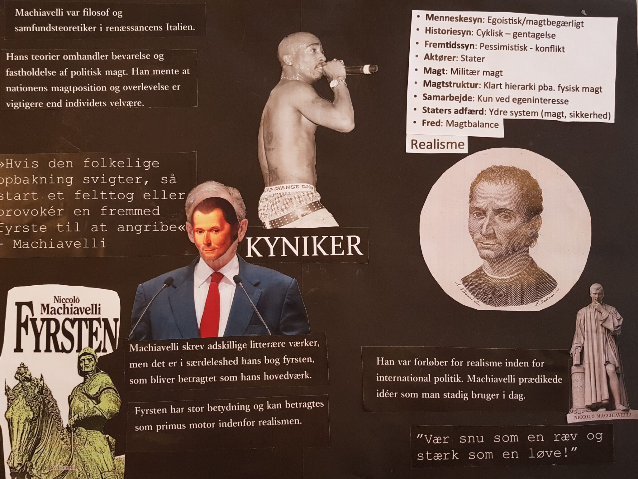 Poster - renæssancemennesket Machiavelli