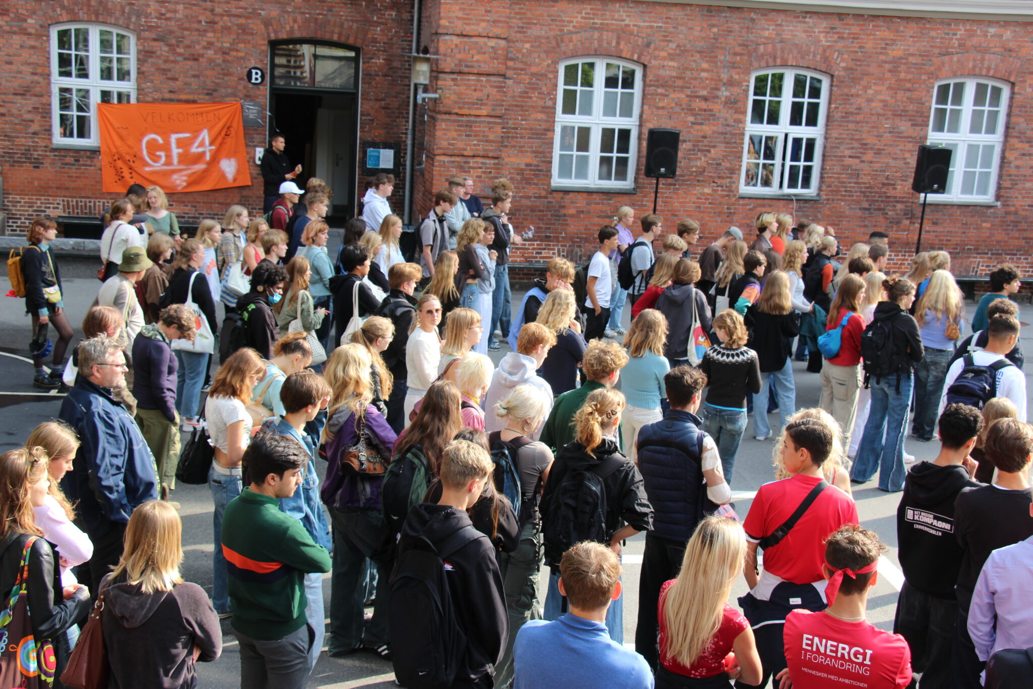 Der orienteres om den nye skolestart på CG